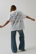 Sırt Ve Ön Baskılı Oversize T-Shirt resmi
